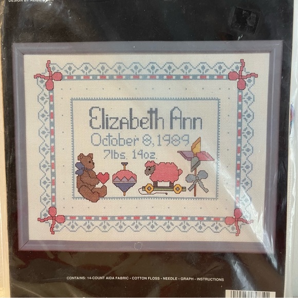 Vintage Other Vintage New Janlynn Cross Stitch Kit Birth